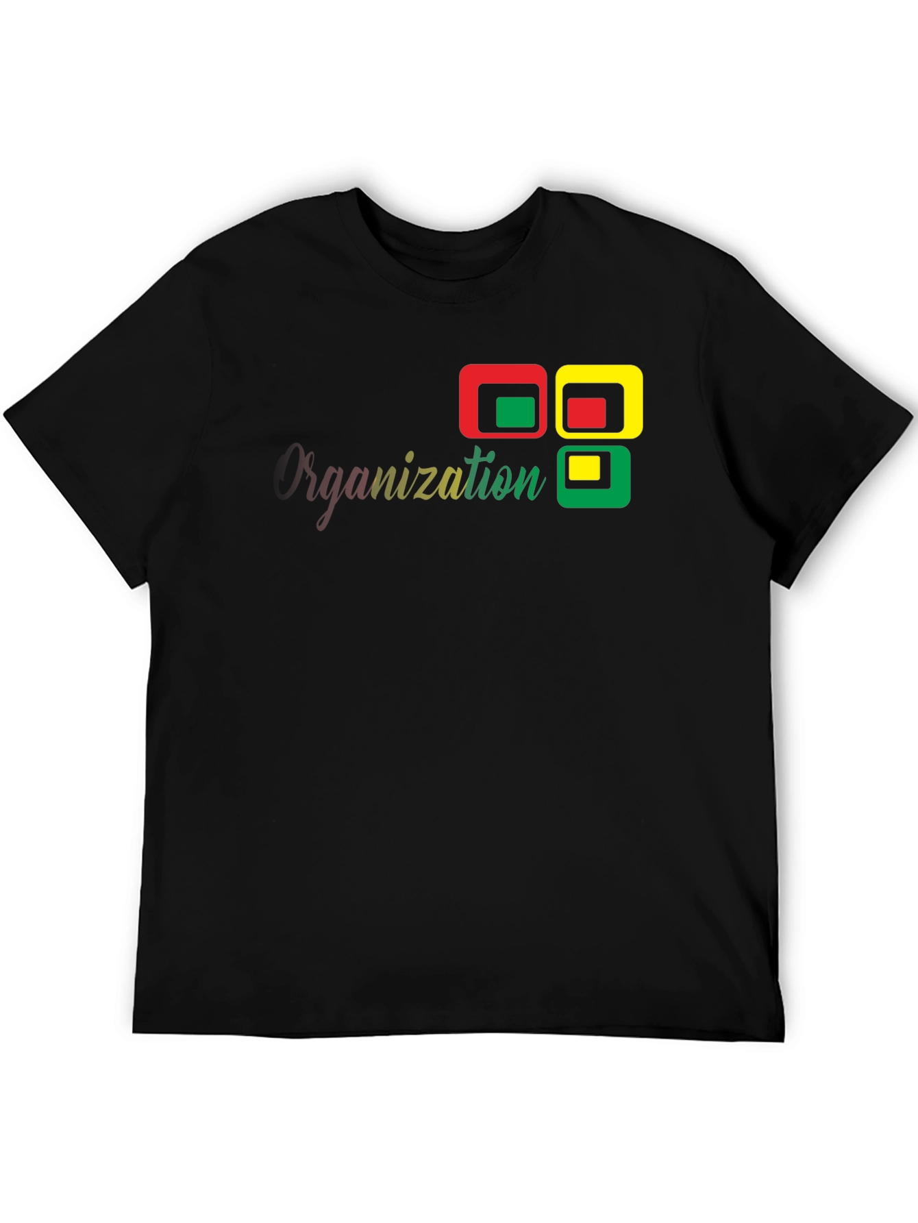 Organization Graphic Black T-Shirt