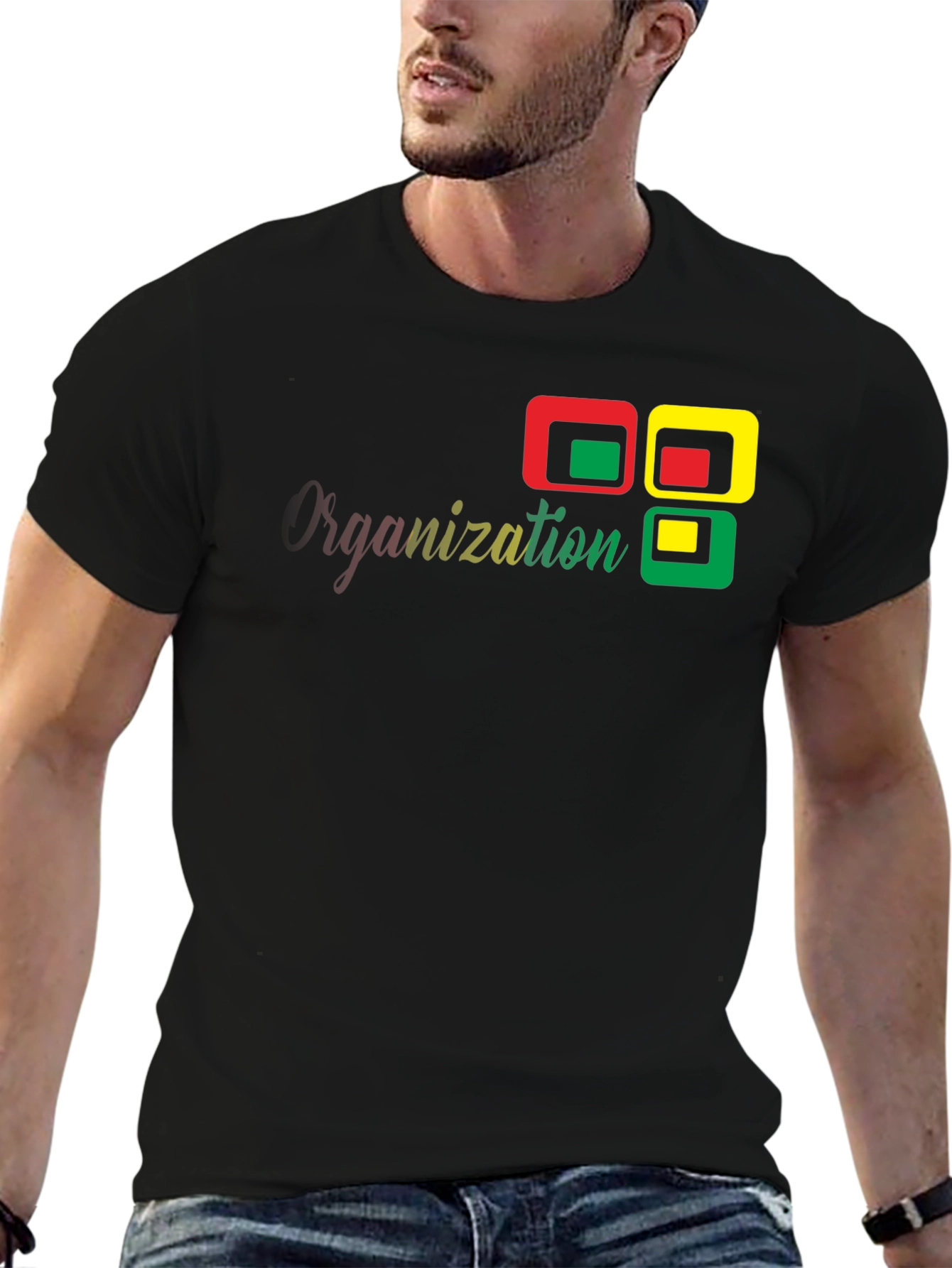 Organization Graphic Black T-Shirt