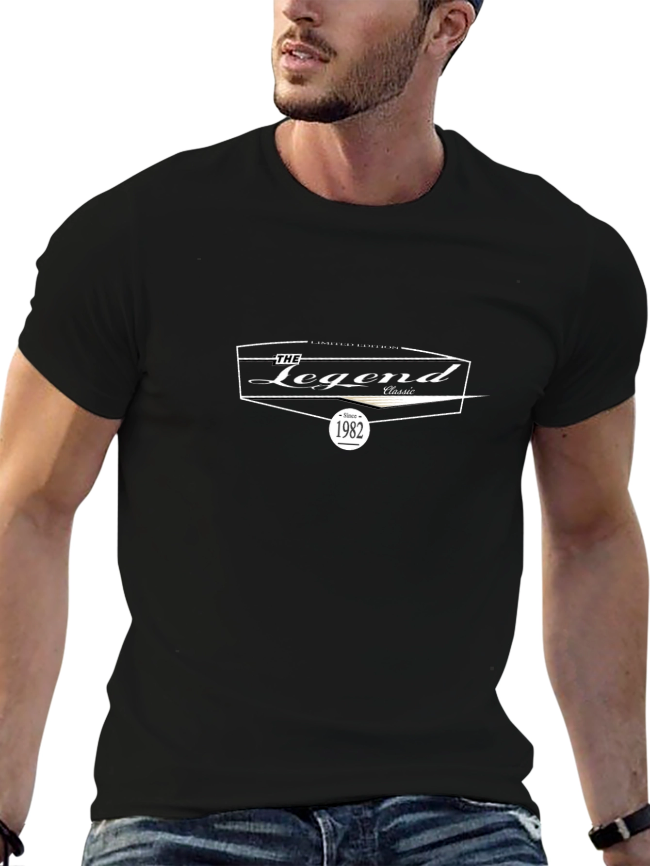 The Legend 1982 Classic Black T-Shirt