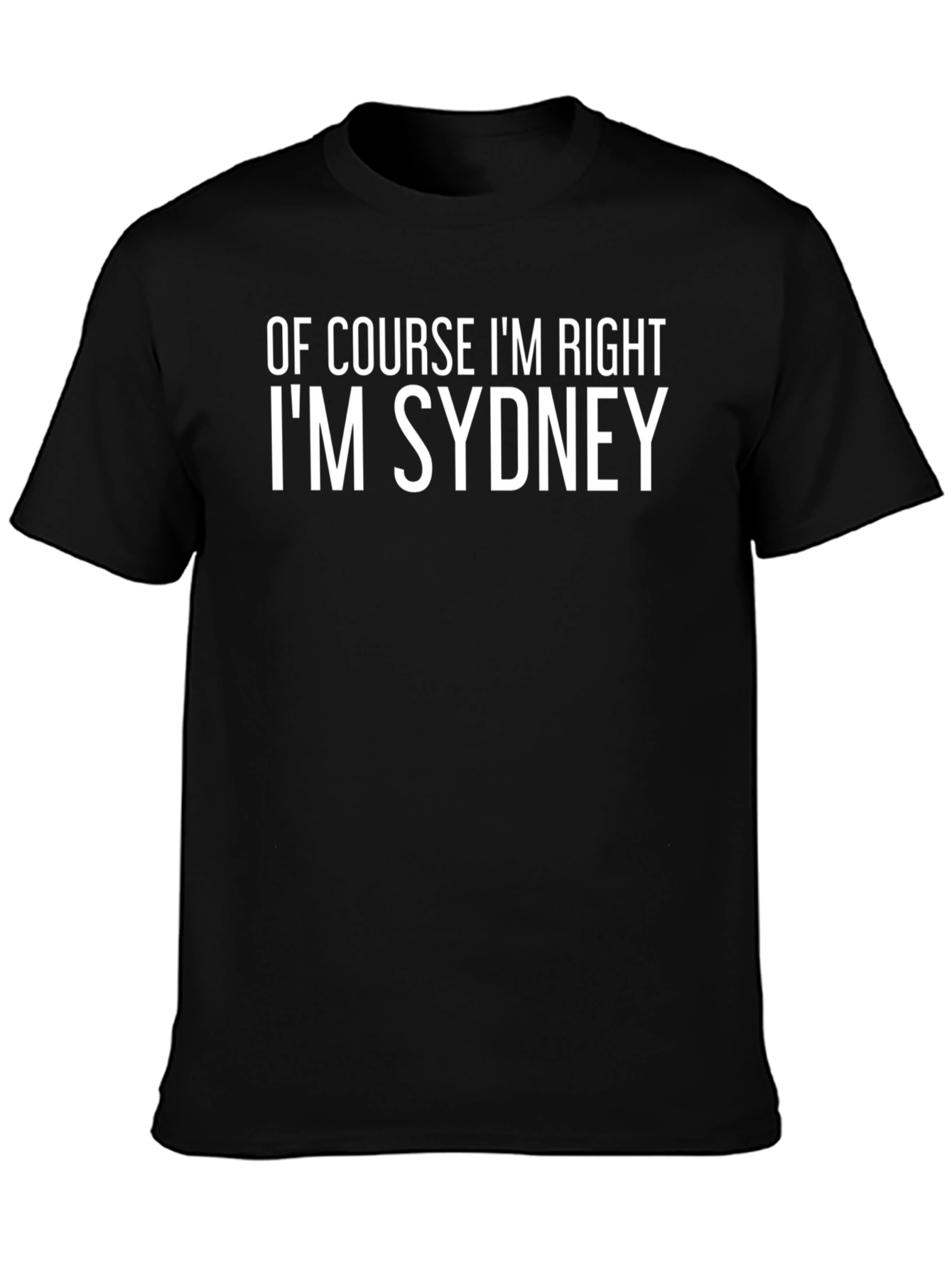 Of Course Im Right Im Sydney T-Shirt