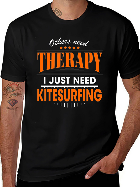 Kitesurfing Therapy T-Shirt - Funny Hobby Tee
