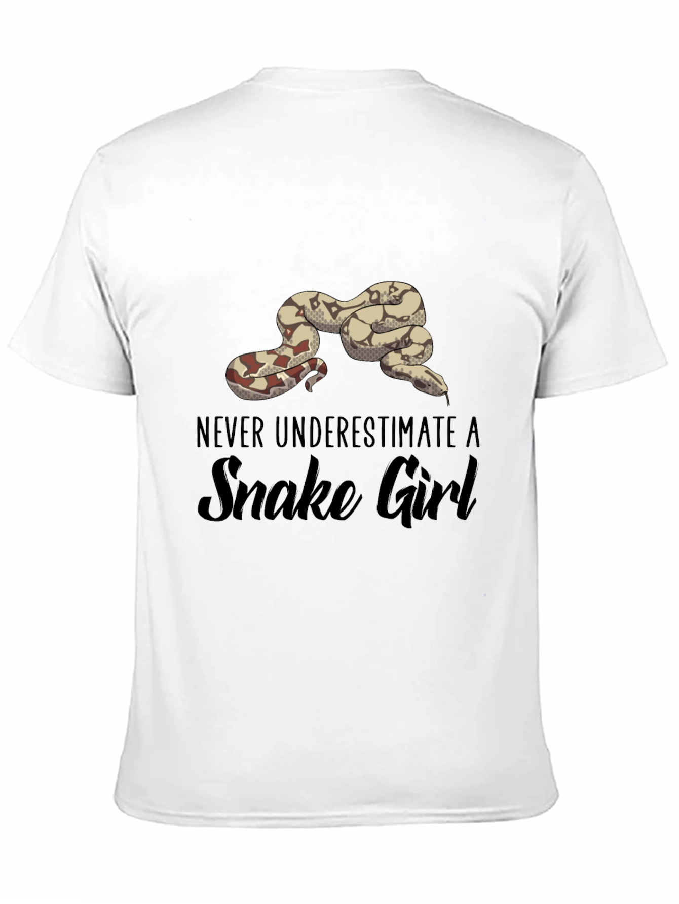 Never Underestimate A Snake Girl T-Shirt