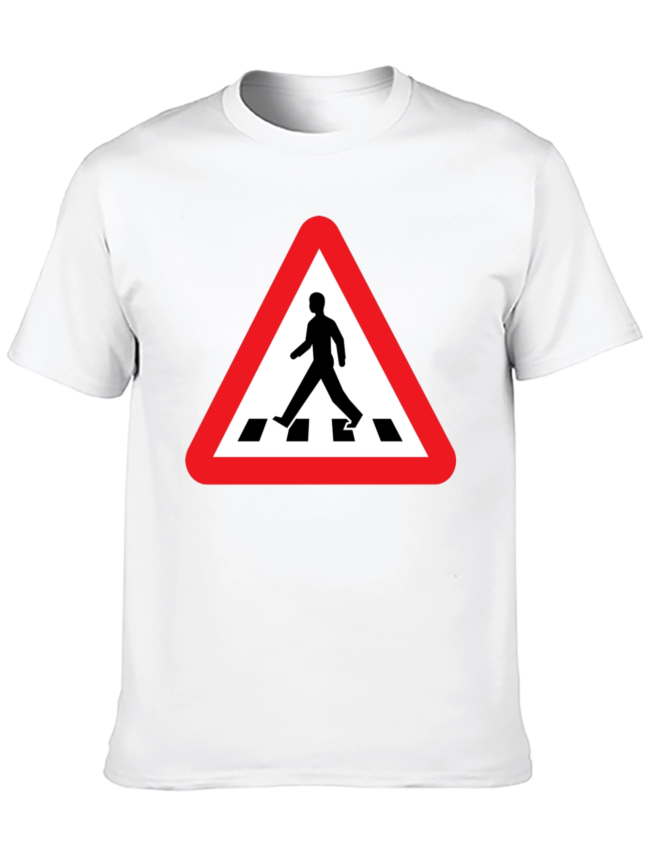 Pedestrian Crossing Black T-Shirt