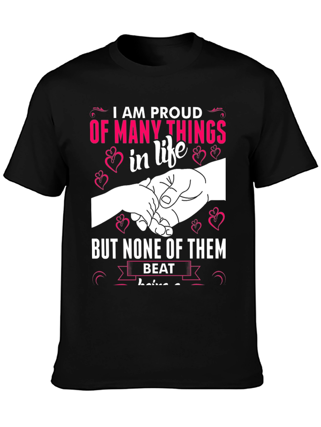 Proud Father T-Shirt - Daddys Little Helper