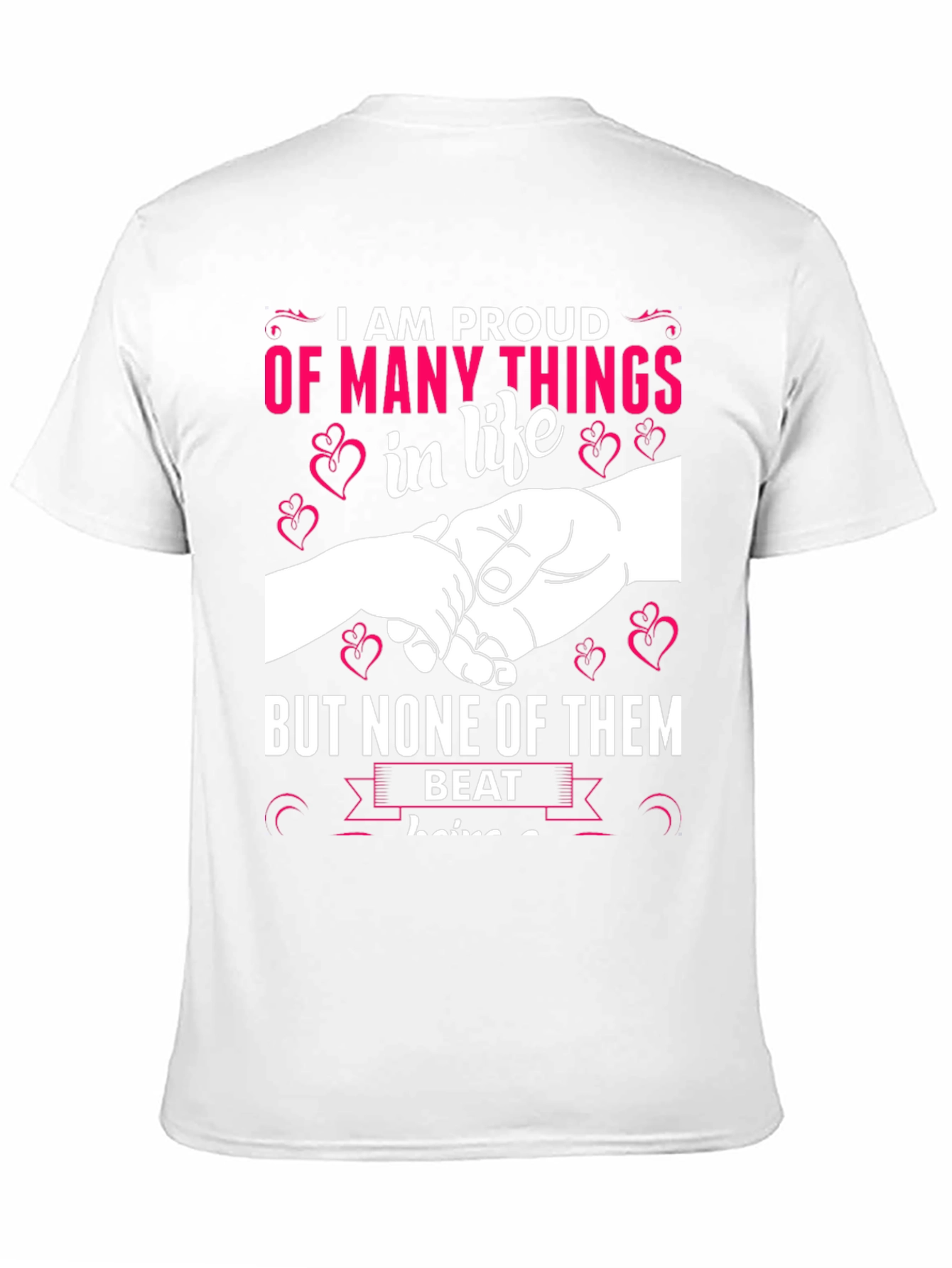 Proud Father T-Shirt - Daddys Little Helper