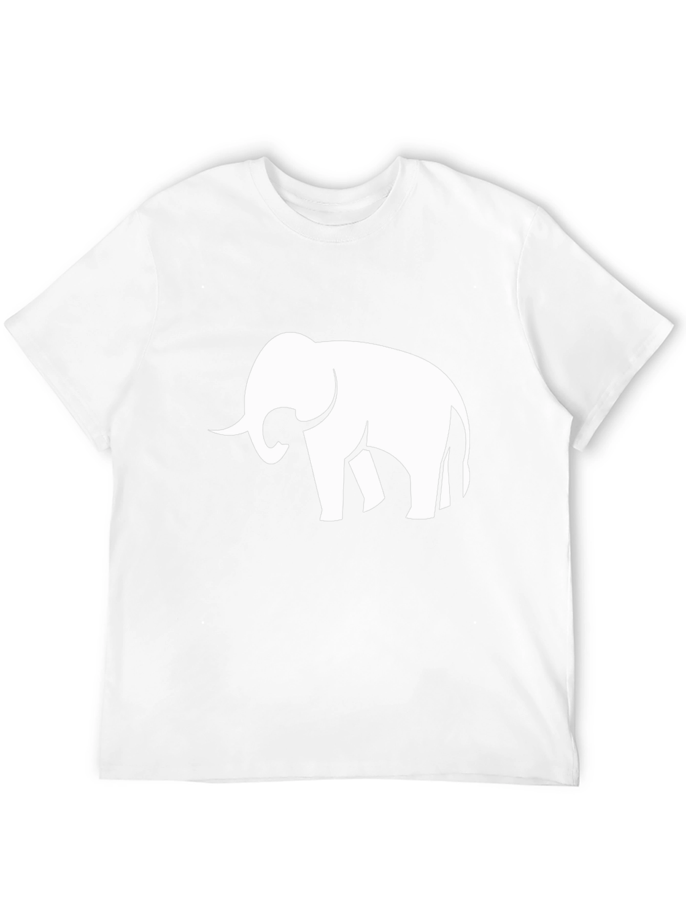 Elephant Graphic Tee - Black Casual T-Shirt