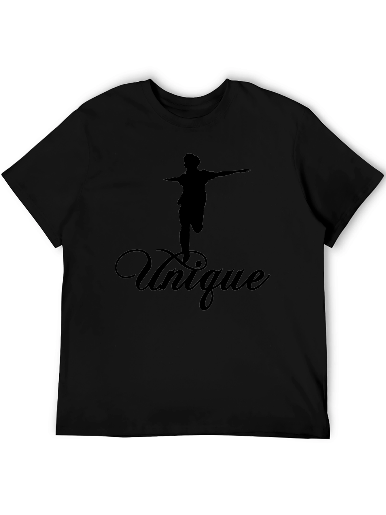 Unique Graphic Tee - Black T-Shirt