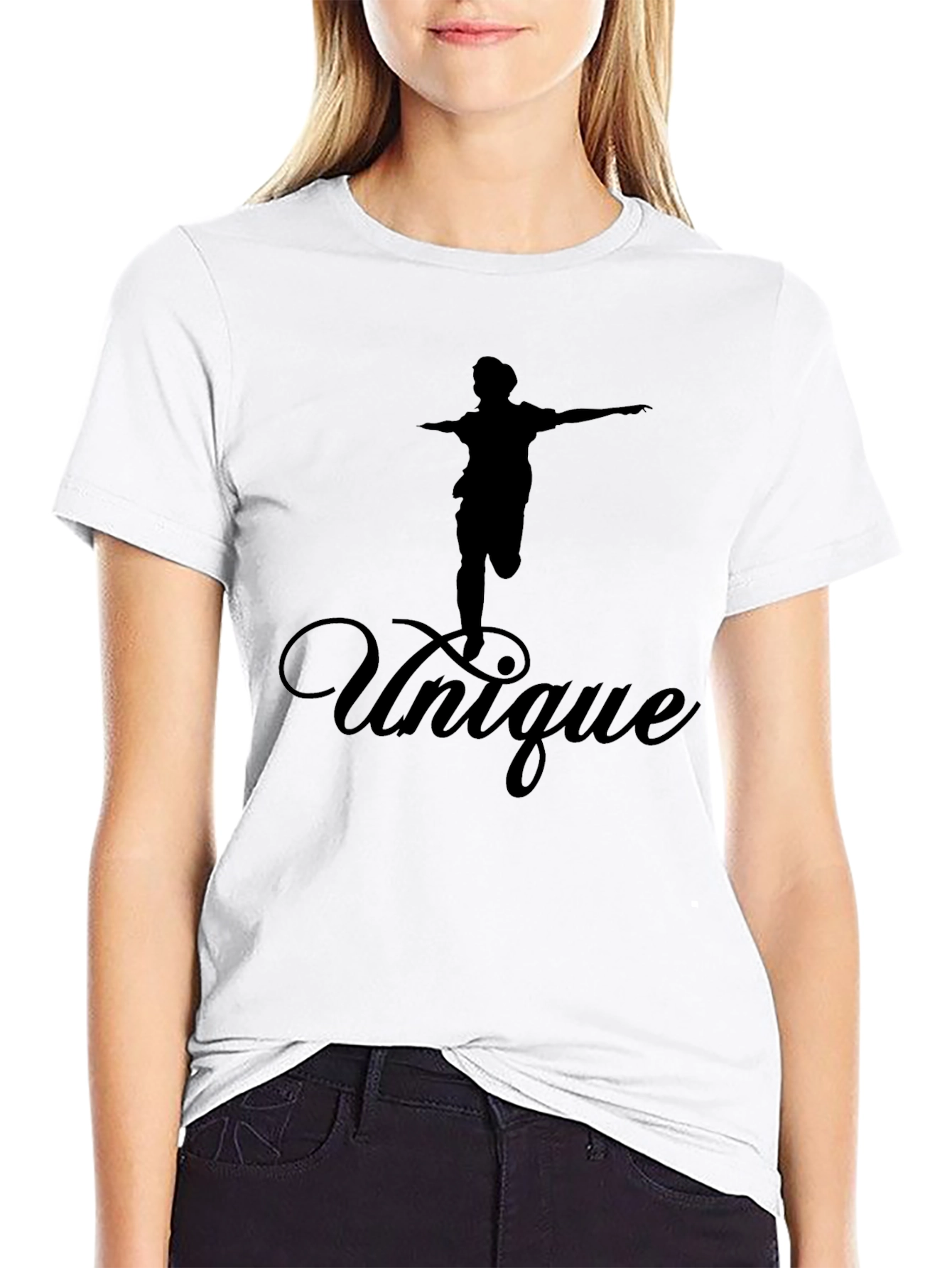 Unique Graphic Tee - Black T-Shirt