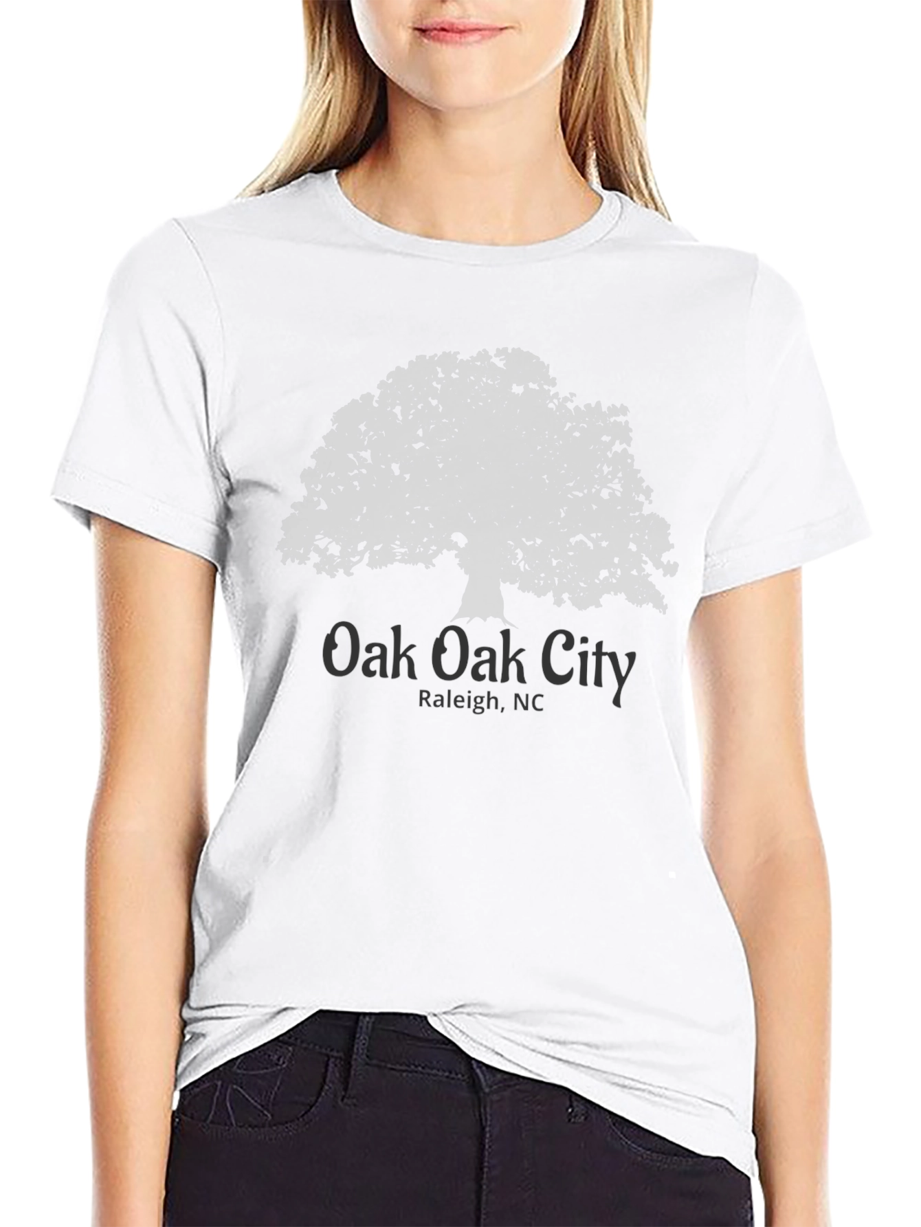 Oak City Raleigh NC T-Shirt - Mens Graphic Tee