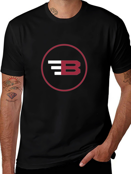 Modern Black Graphic Tee