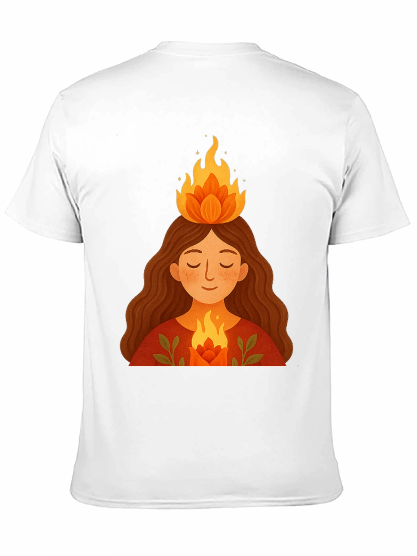 Flame Haired Woman Graphic Tee