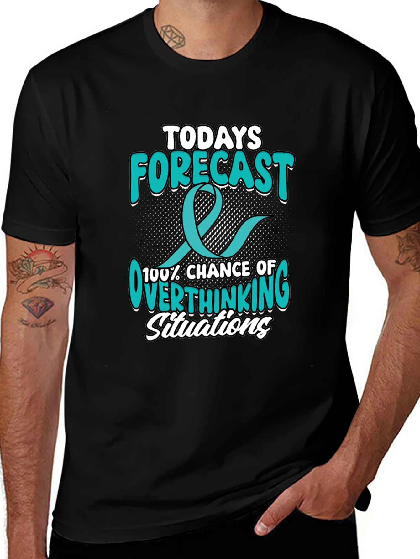 Overthinking Situation Forecast Graphic Tee