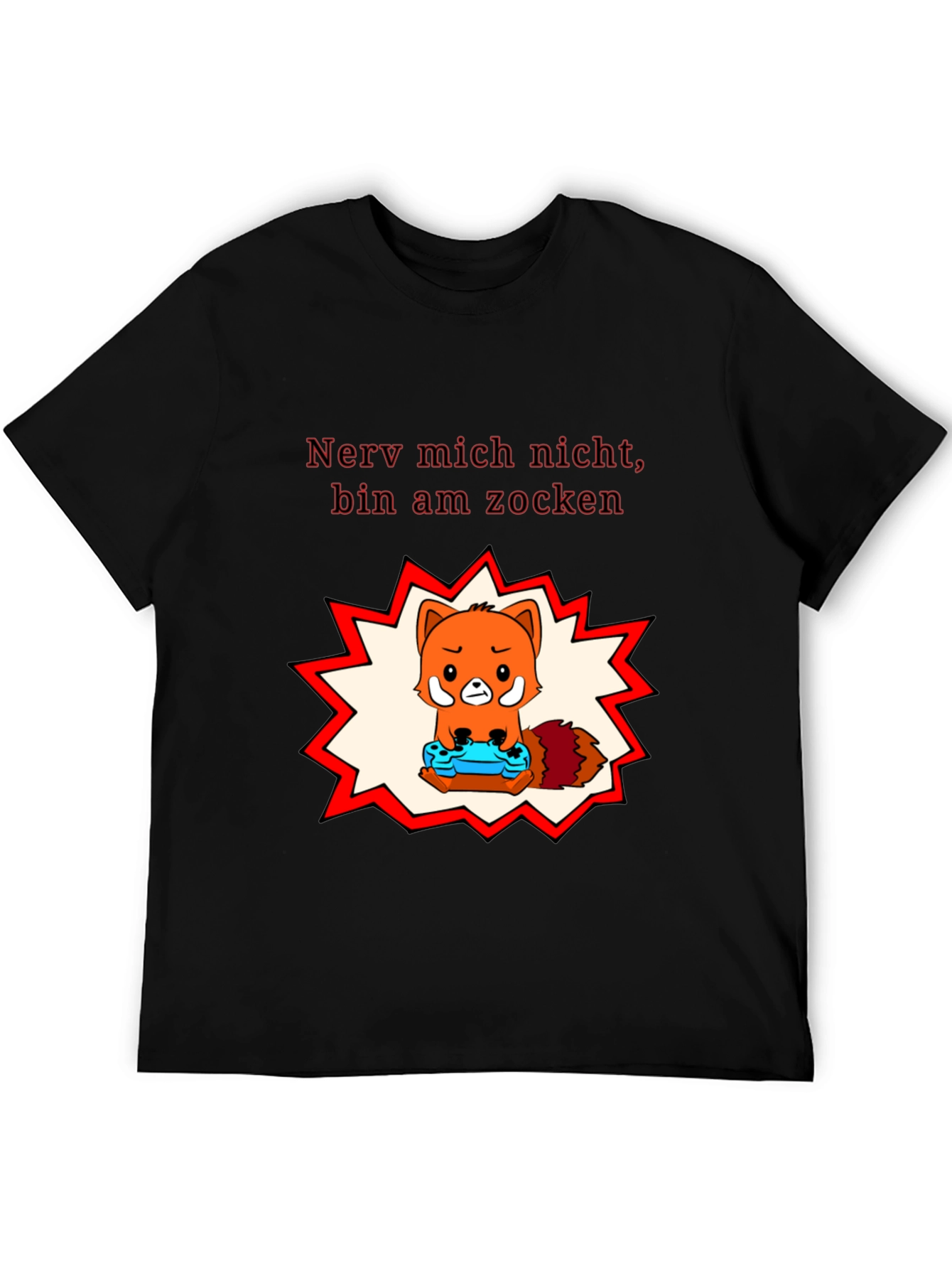 Gamer Fox Tee: Nerv Mich Nicht Bin Am Zocken