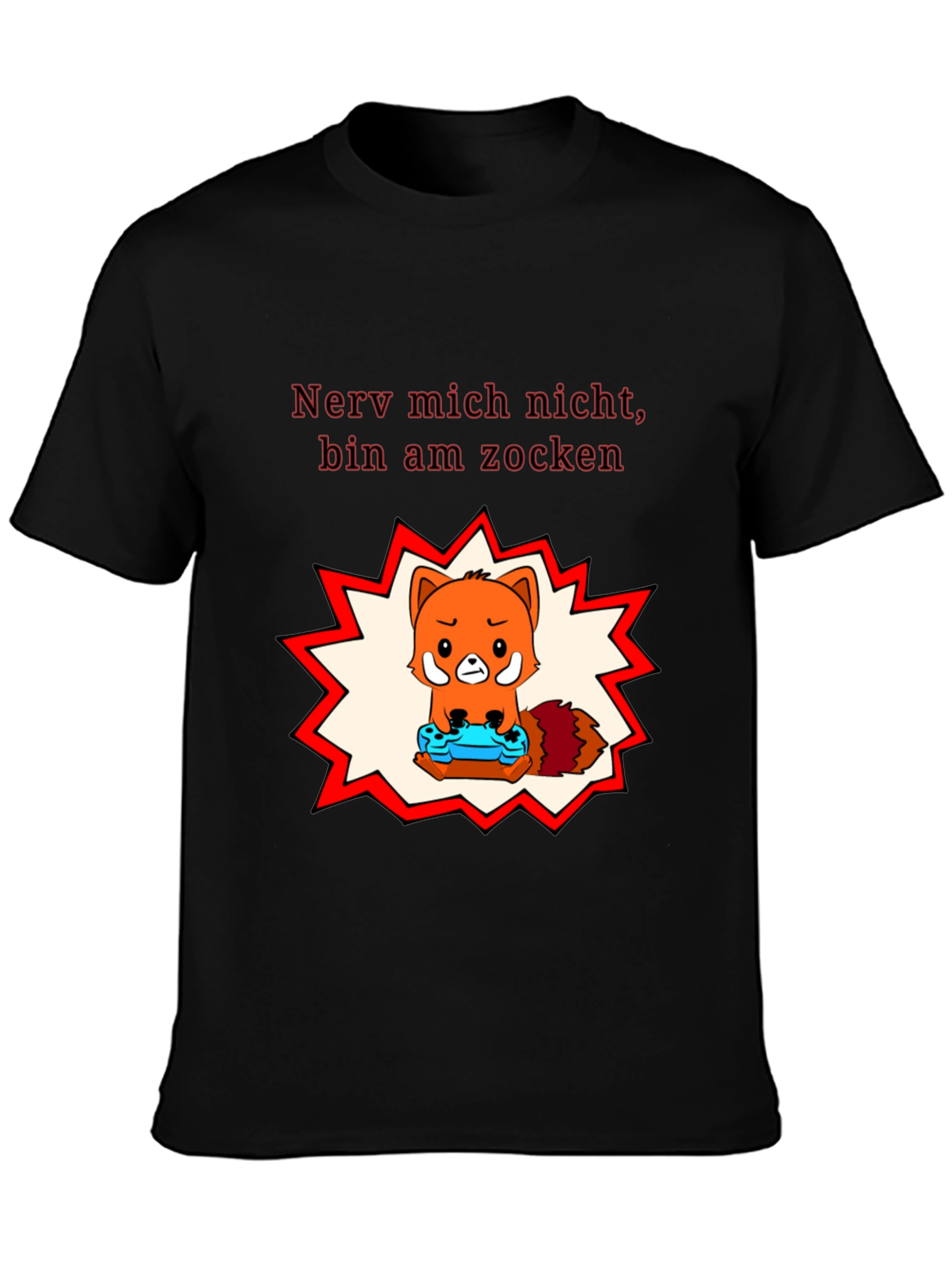 Gamer Fox Tee: Nerv Mich Nicht Bin Am Zocken