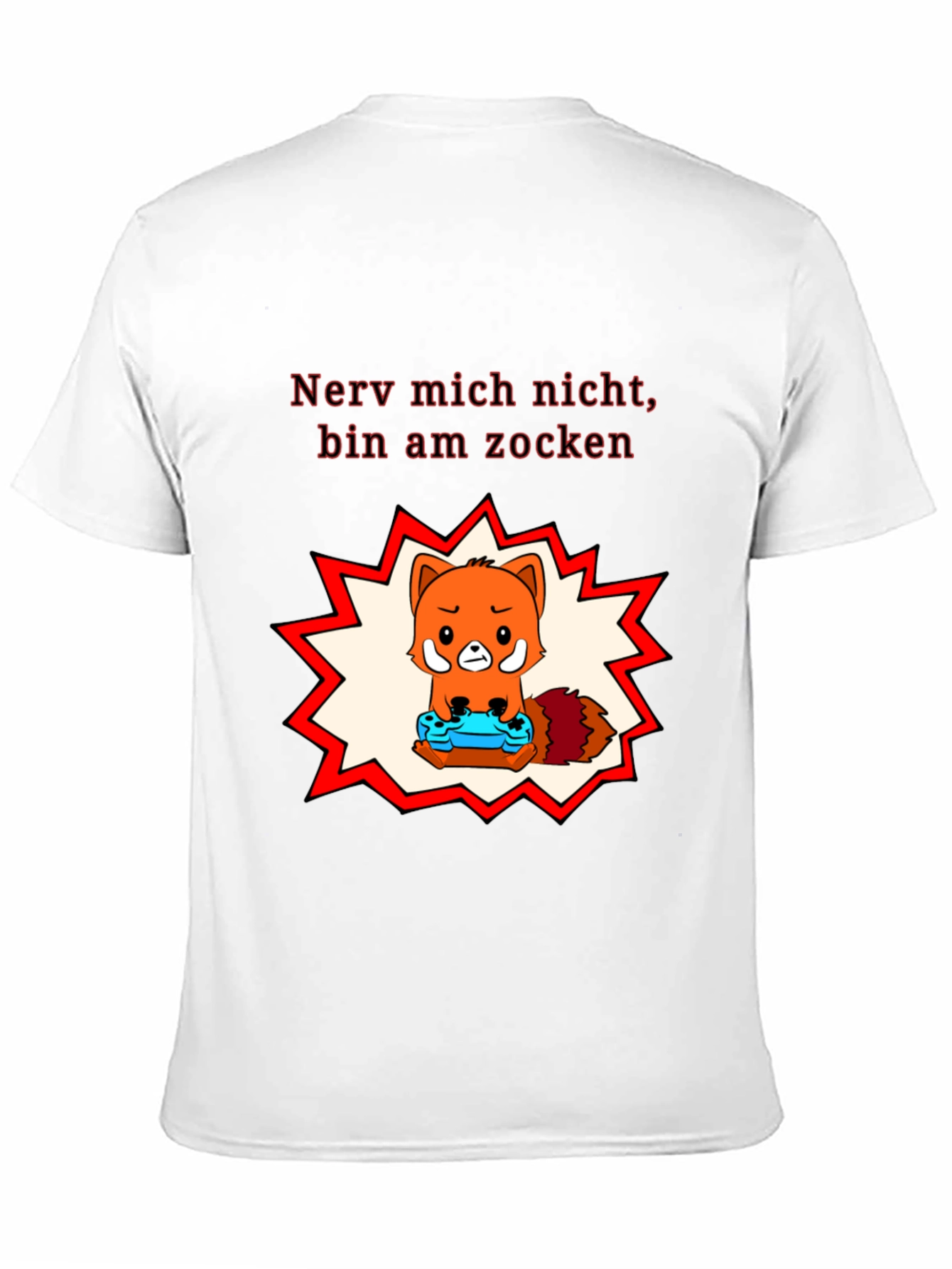 Gamer Fox Tee: Nerv Mich Nicht Bin Am Zocken