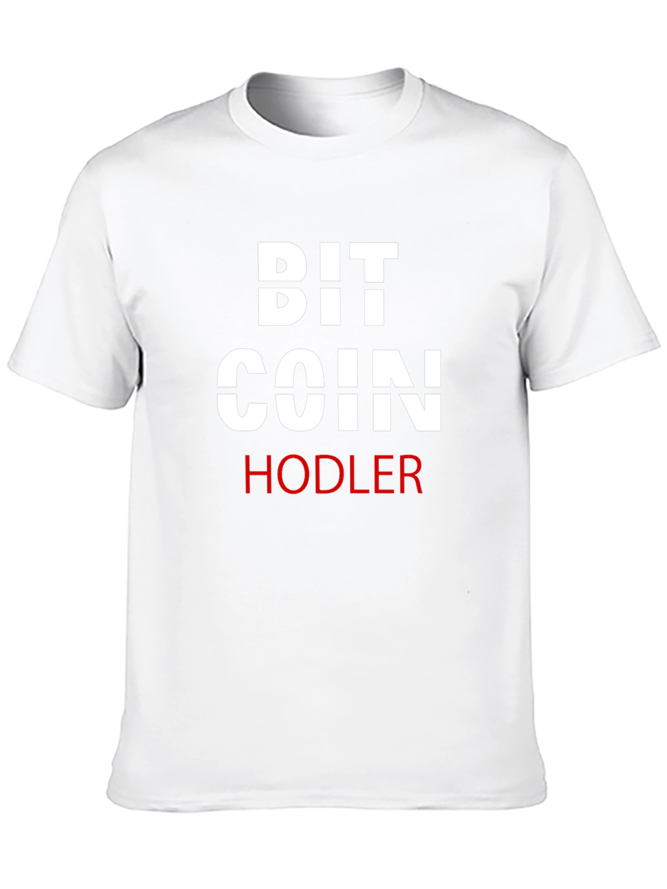 Bitcoin HODLER Black T-Shirt Crypto Currency Tee