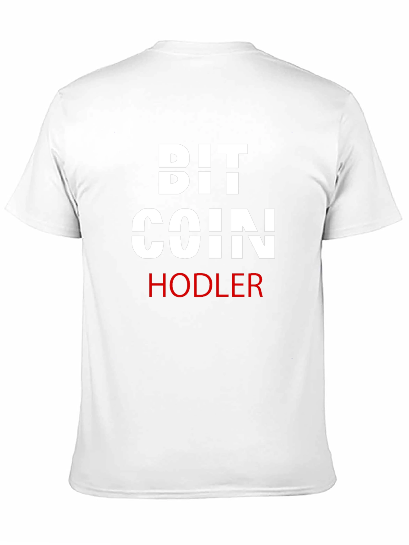 Bitcoin HODLER Black T-Shirt Crypto Currency Tee