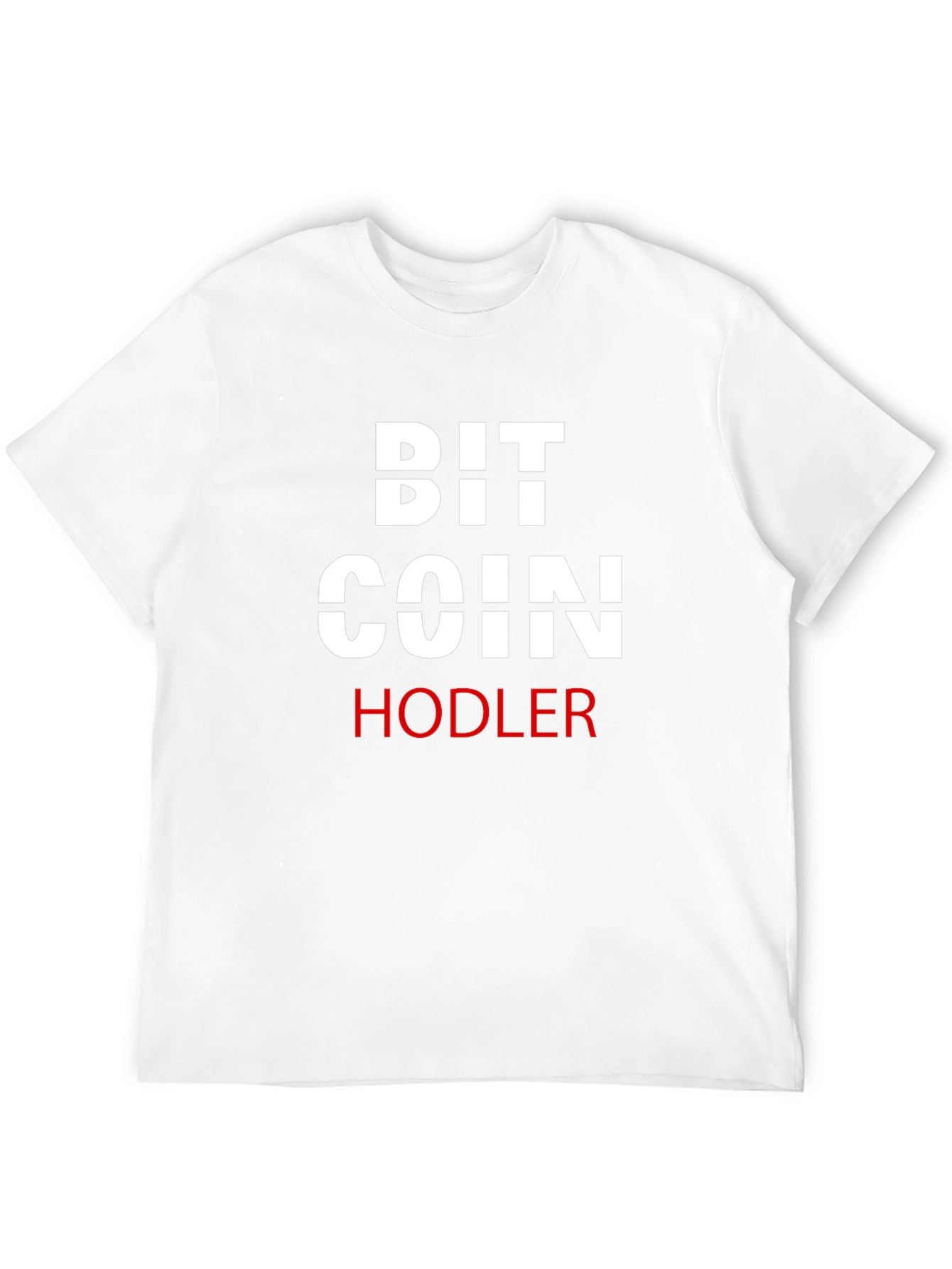 Bitcoin HODLER Black T-Shirt Crypto Currency Tee