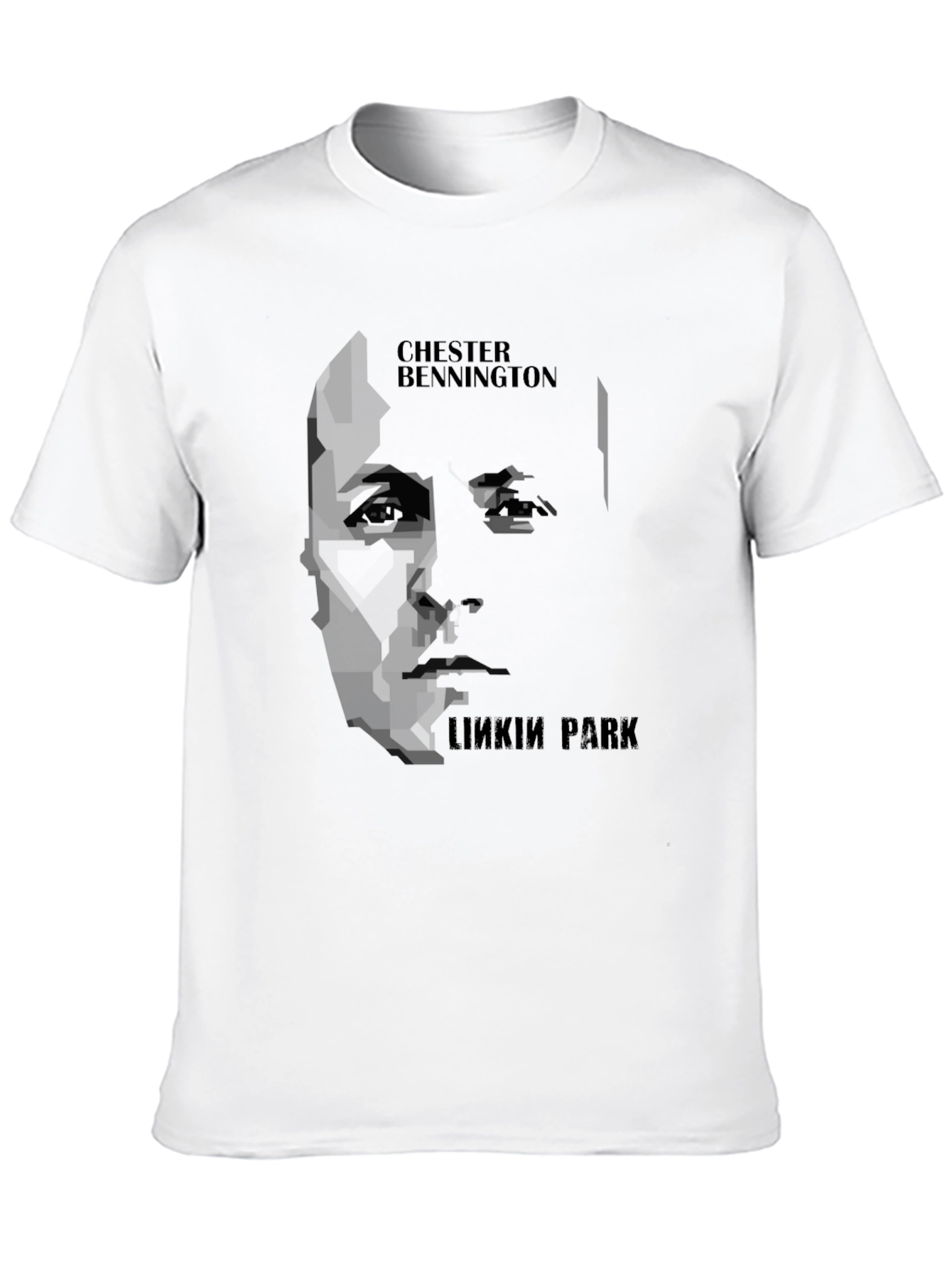 Chester Bennington Linkin Park Black Graphic T-Shirt