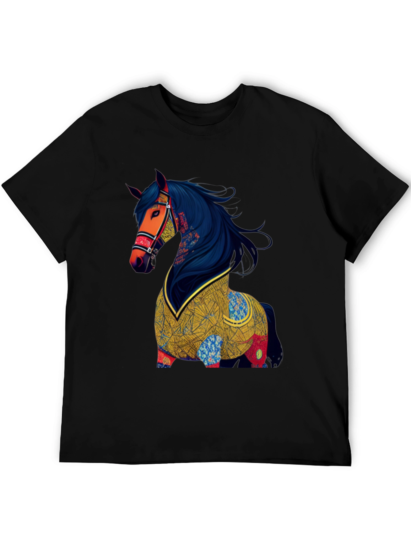 Artistic Horse Graphic T-Shirt