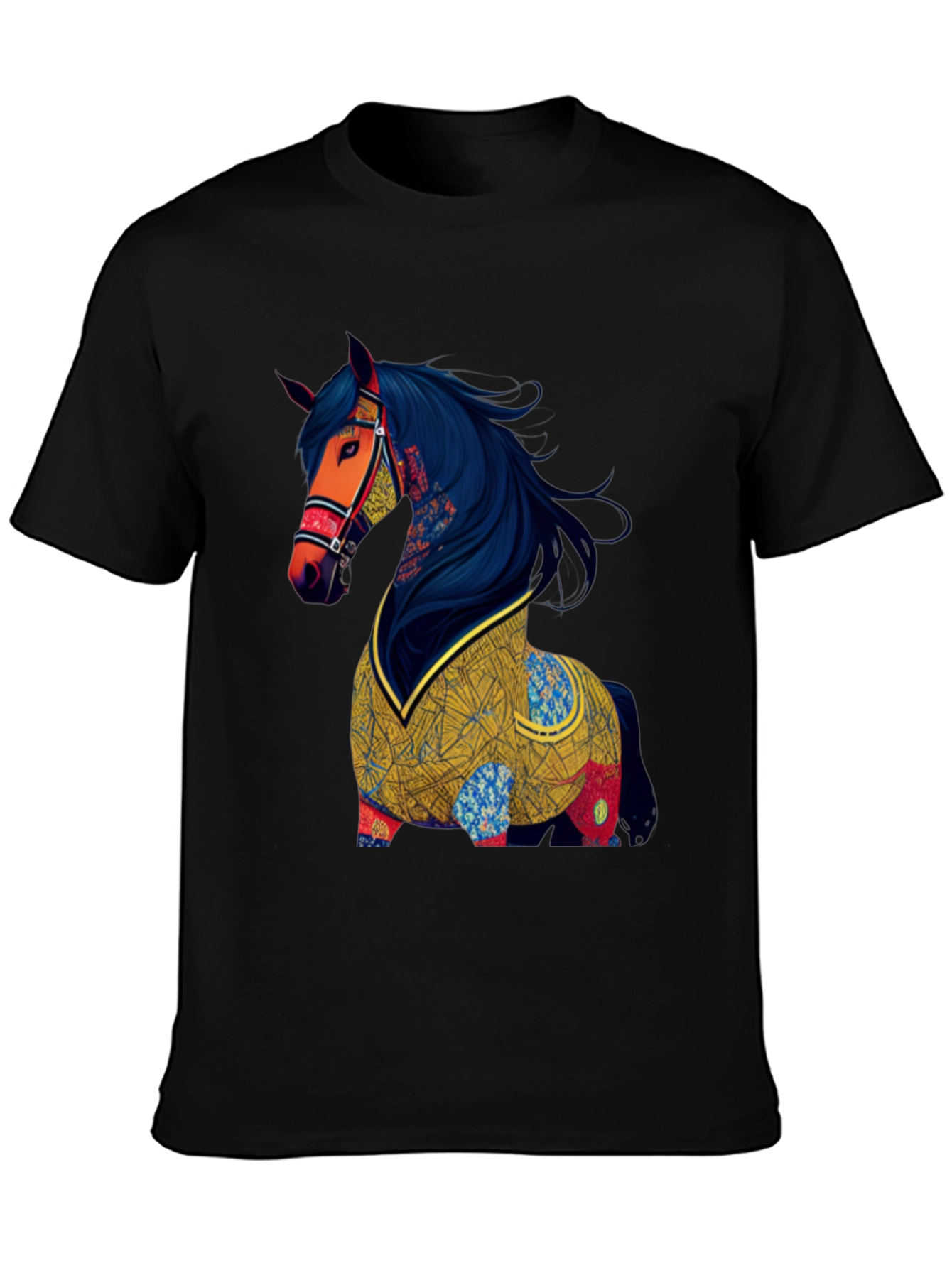 Artistic Horse Graphic T-Shirt