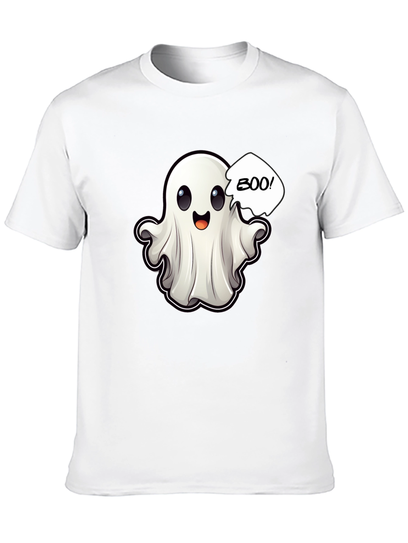 Boo! Ghost Graphic Black T-Shirt
