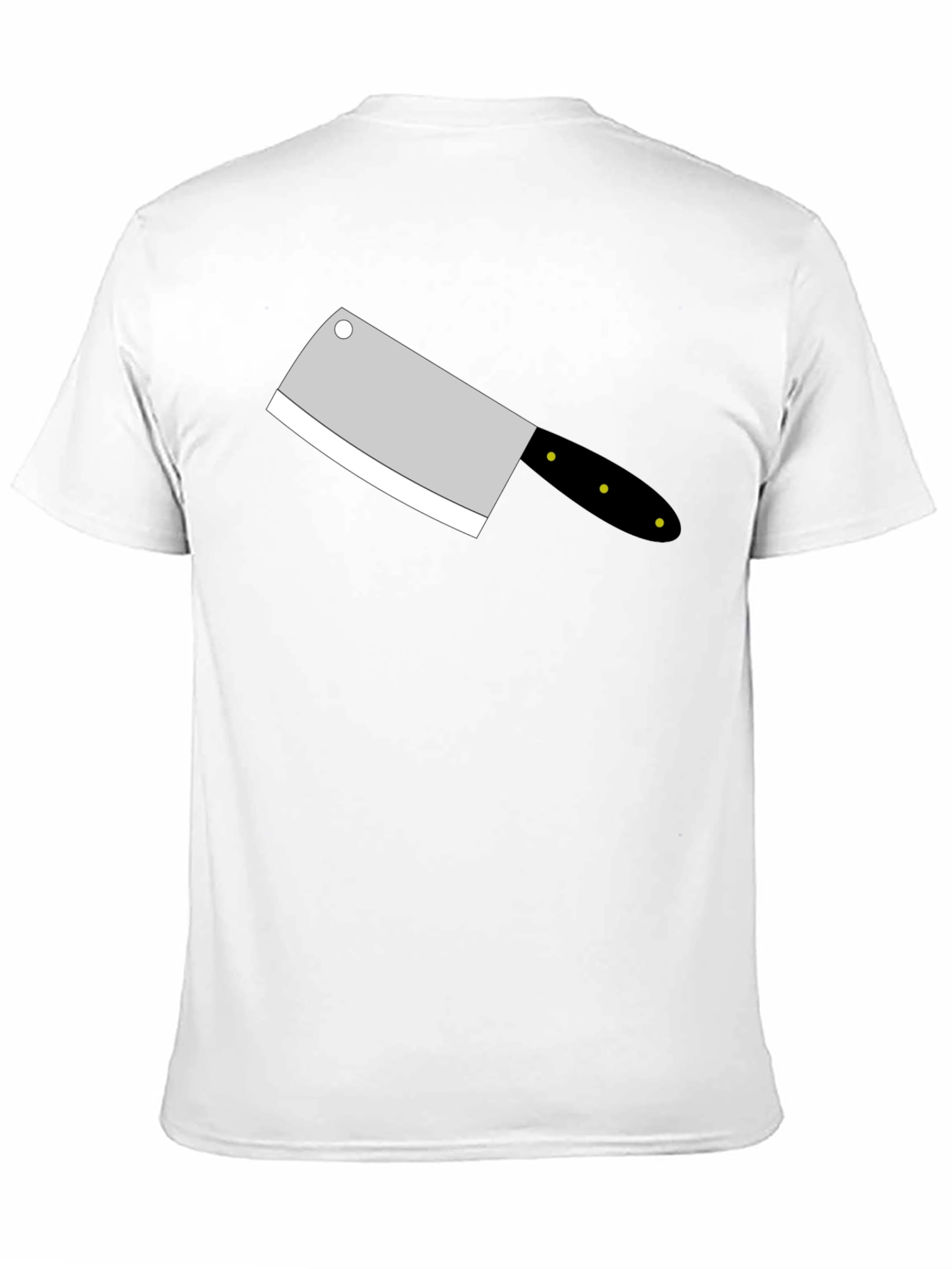Butcher Knife Graphic Tee - Stylish Black T-Shirt