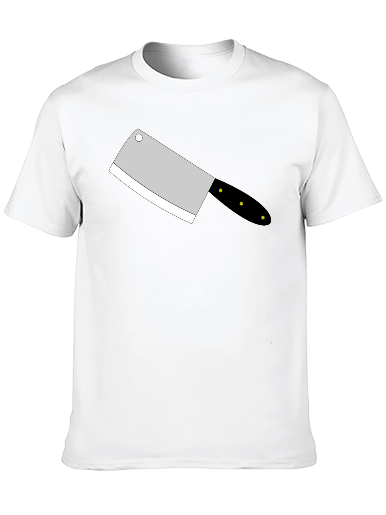 Butcher Knife Graphic Tee - Stylish Black T-Shirt