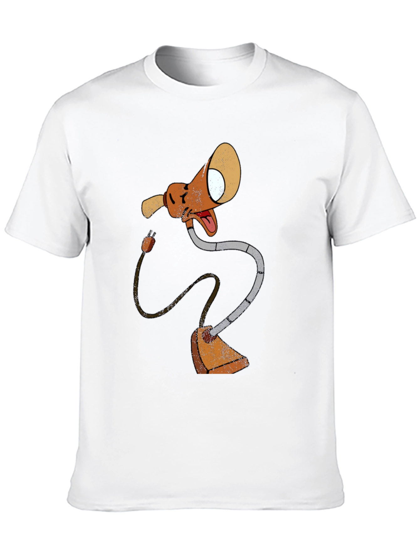 Cartoon Lamp Black T-Shirt