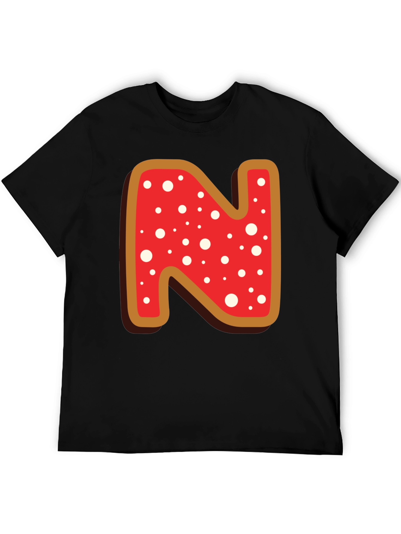 Letter N Cookie T-Shirt