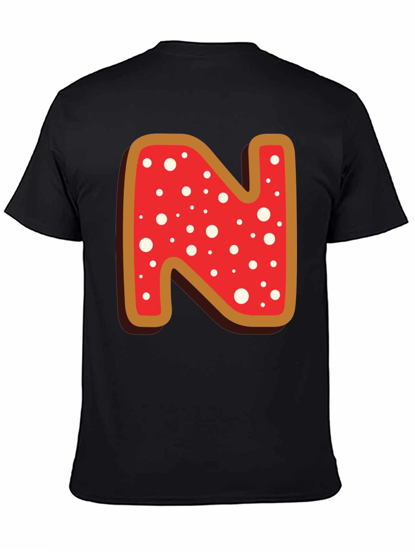 Letter N Cookie T-Shirt