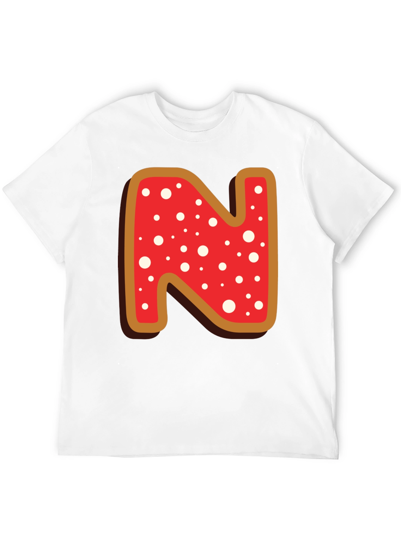 Letter N Cookie T-Shirt
