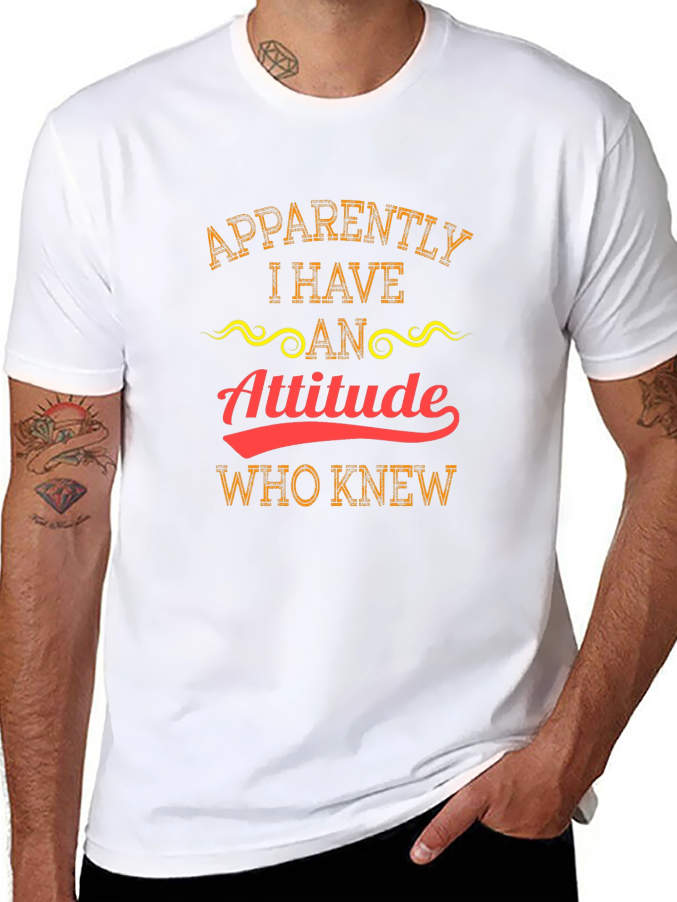 Attitude T-Shirt - Funny Graphic Tee