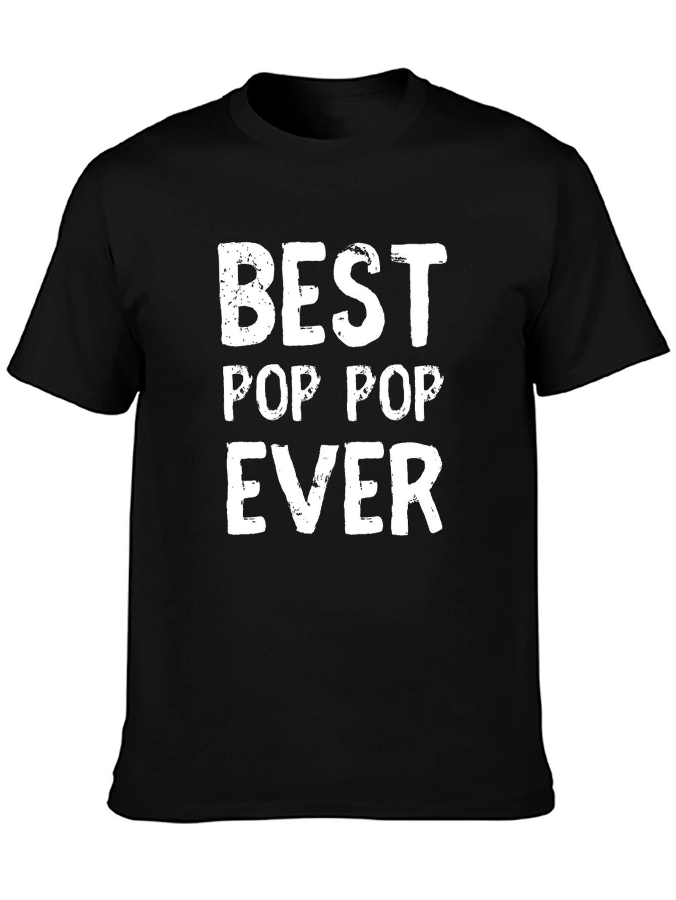 Best Pop Pop Ever T-Shirt - Black Graphic Tee