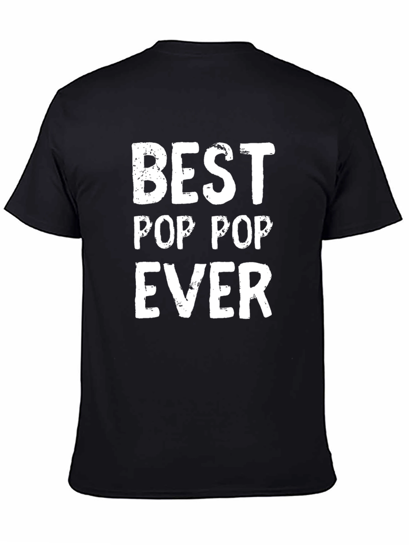 Best Pop Pop Ever T-Shirt - Black Graphic Tee
