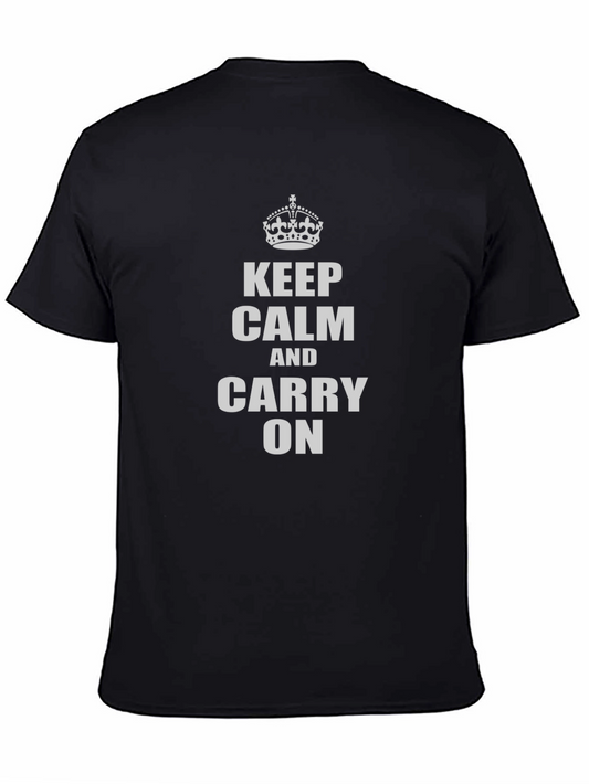 Keep Calm and Carry On T-Shirt - Classic Design