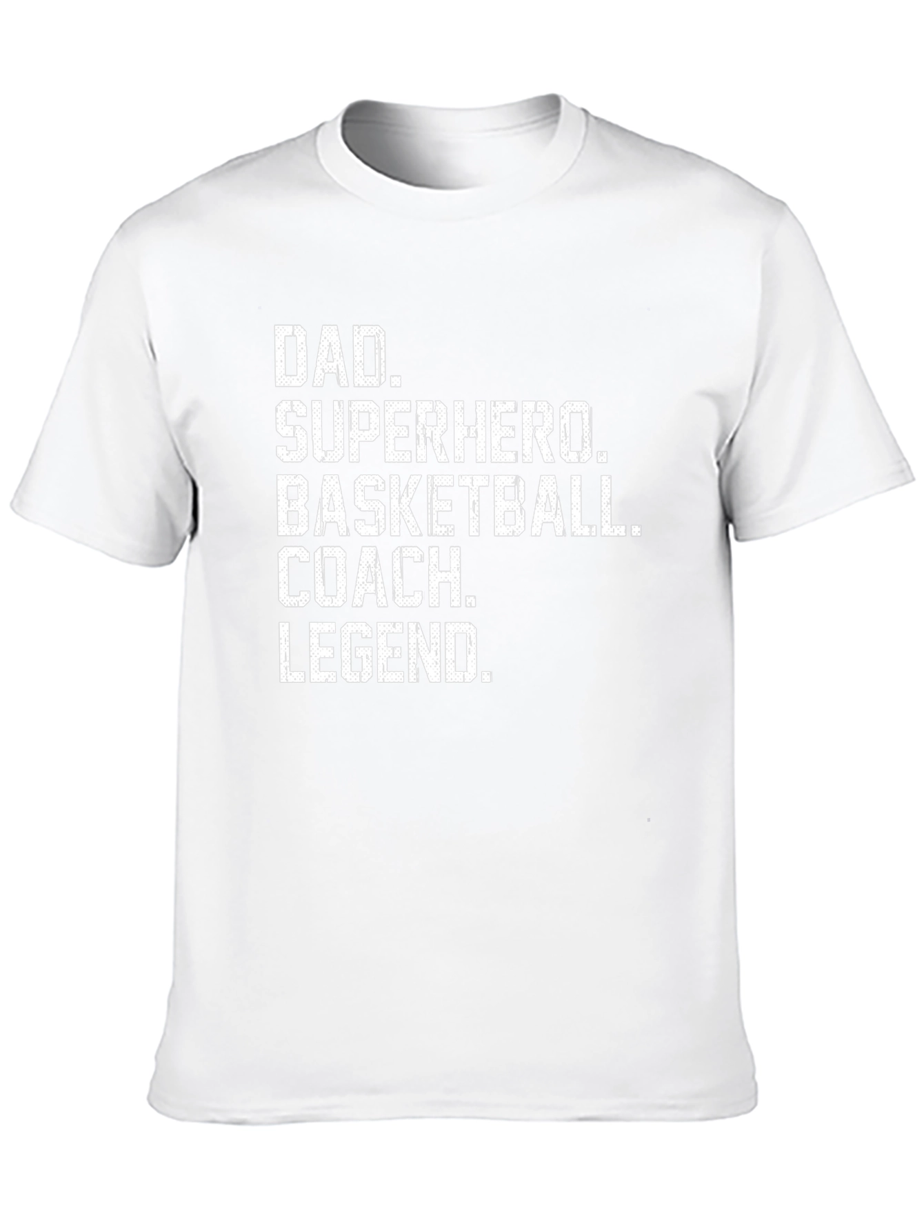 Dad Superhero Basketball Coach Legend T-Shirt