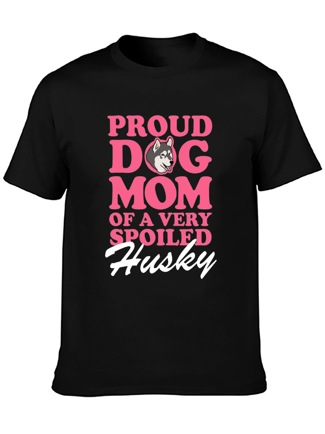 Proud Dog Mom Husky T-Shirt