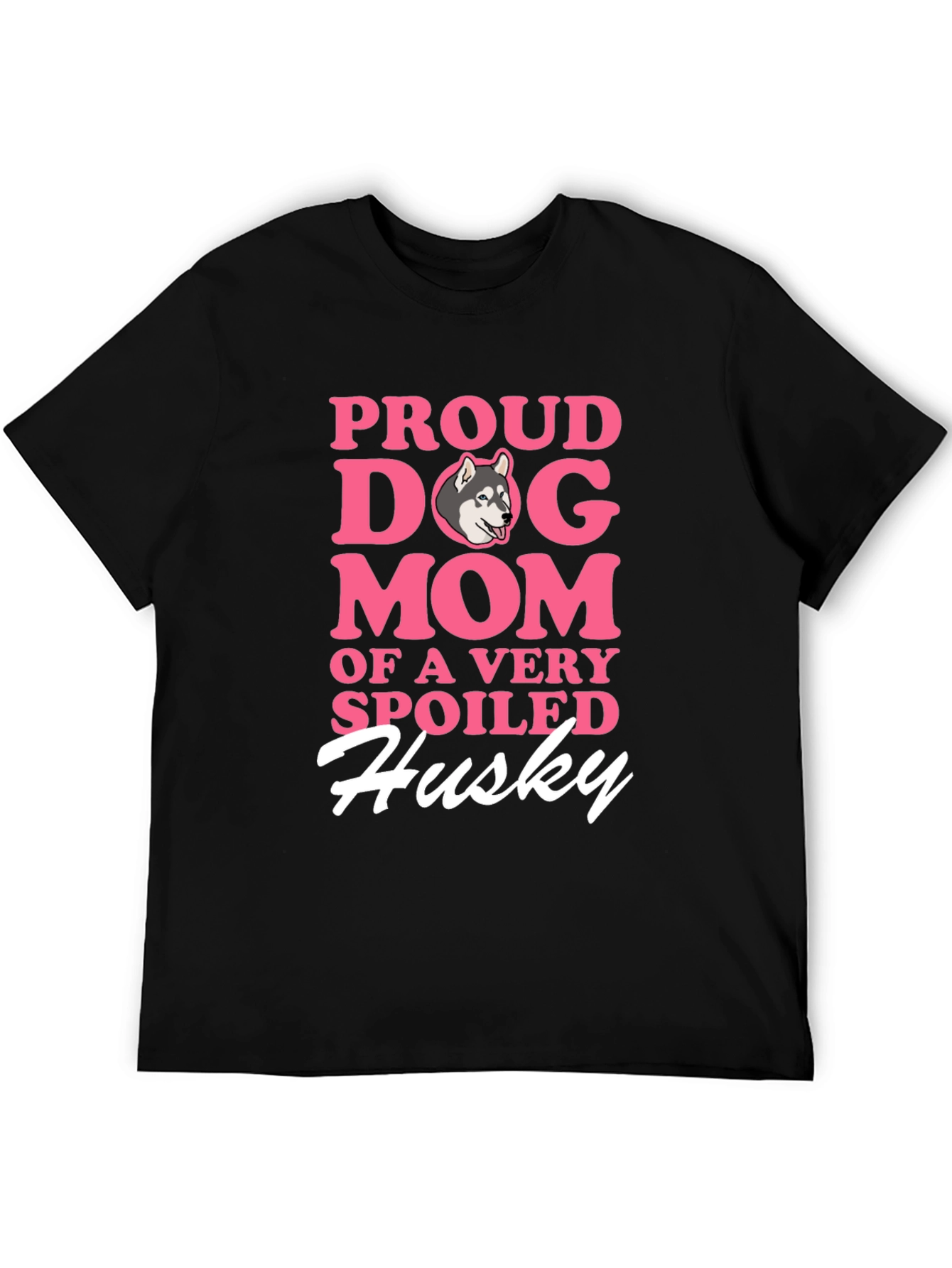 Proud Dog Mom Husky T-Shirt