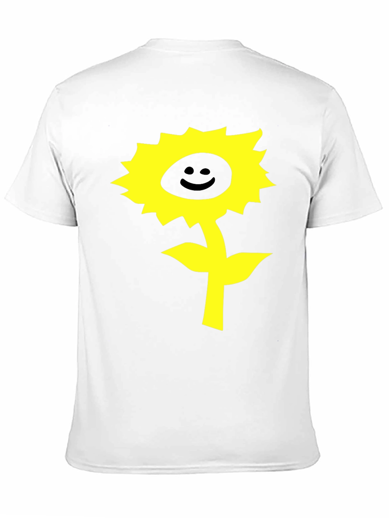 Happy Sunflower Graphic T-Shirt - Black