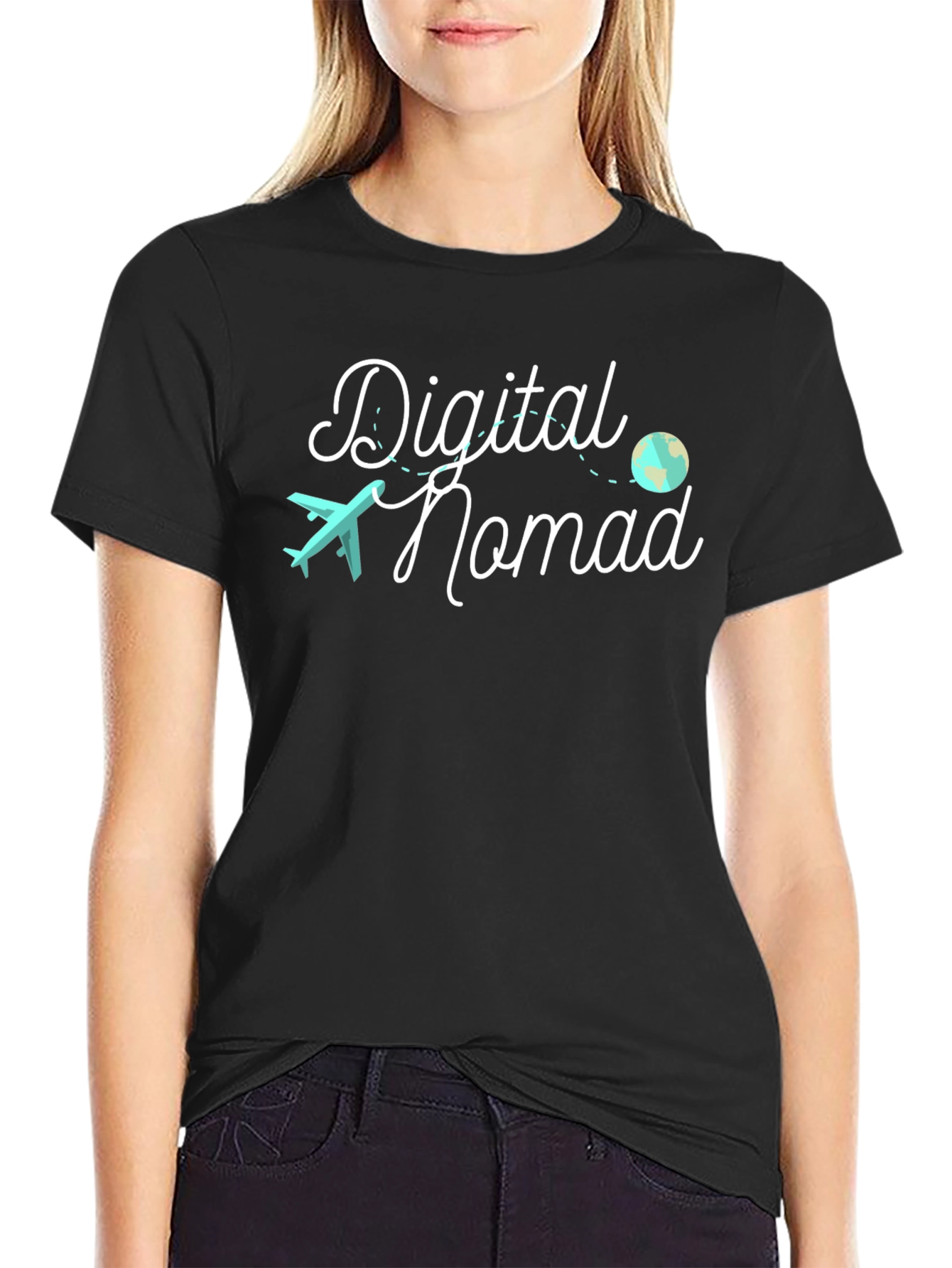 Digital Nomad T-Shirt: Travel Lifestyle Tee
