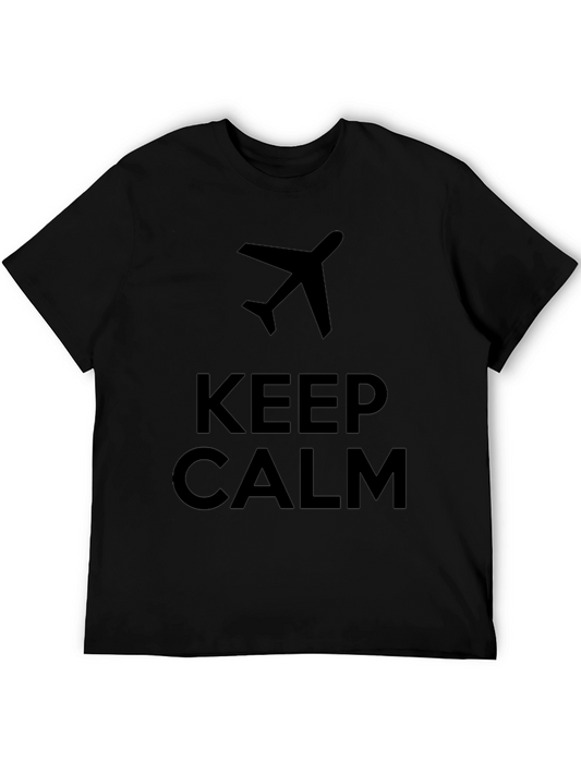 Keep Calm Airplane T-Shirt - Travel Ready Style