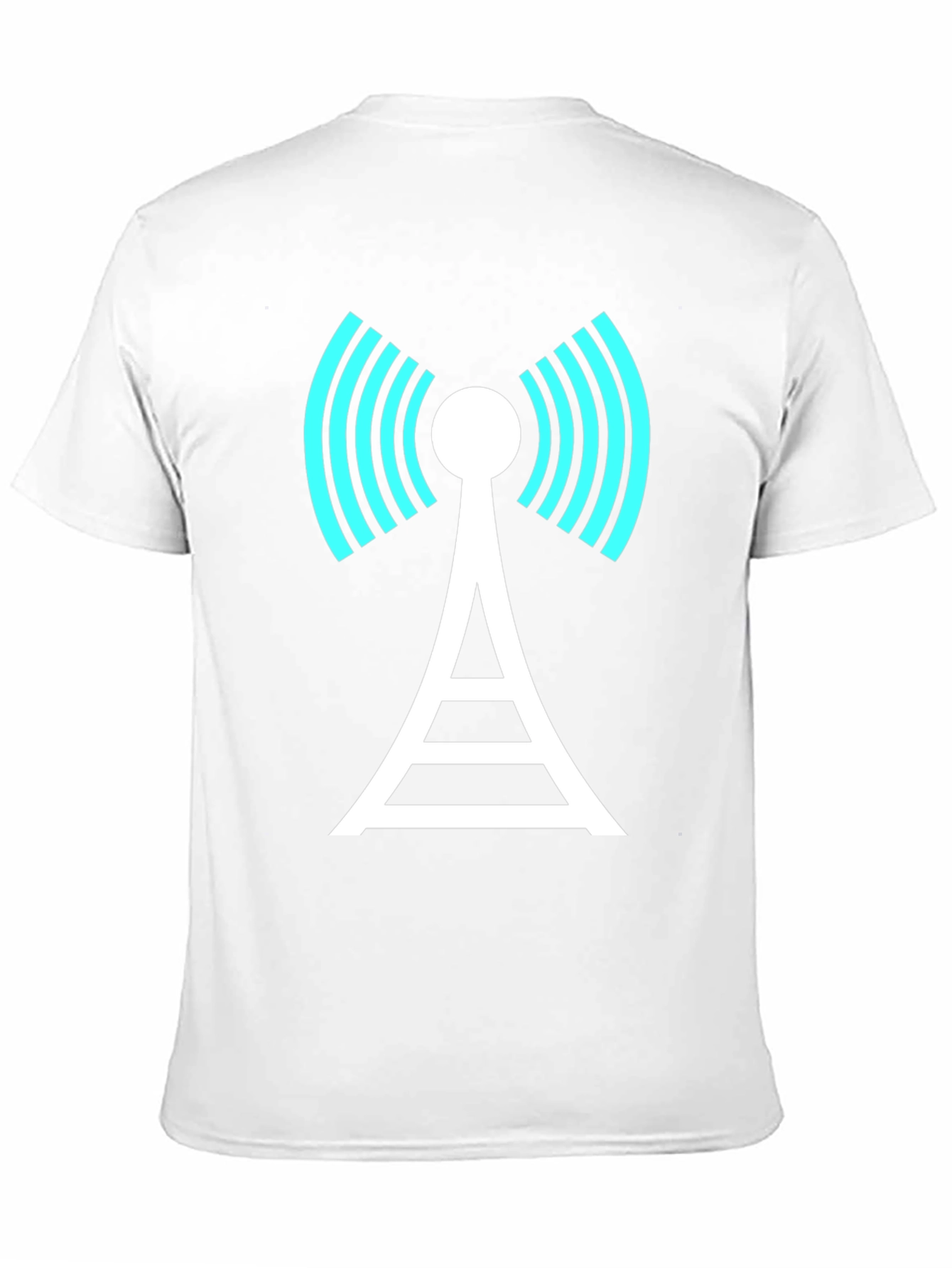 Wireless Tower Graphic Tee - Black
