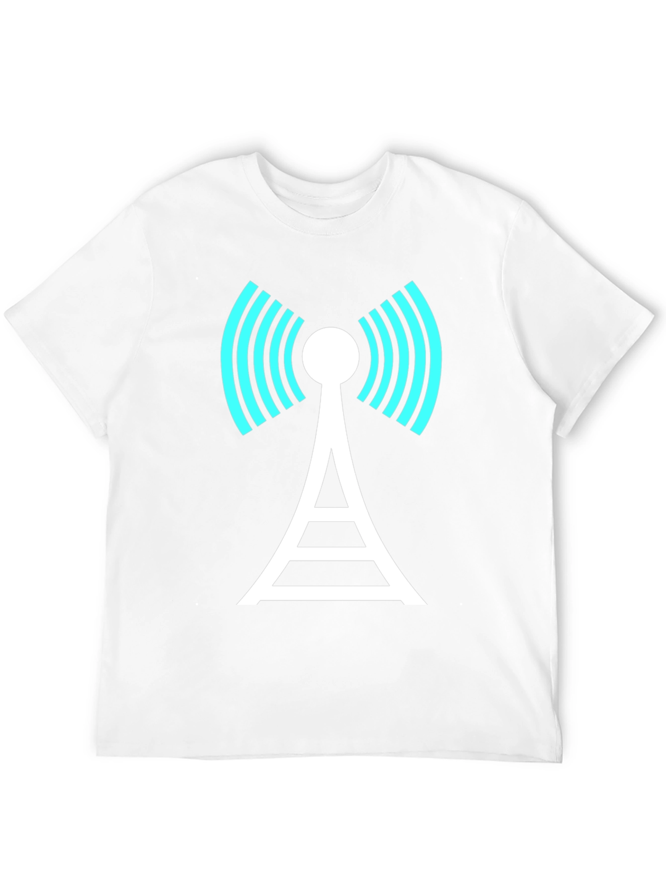 Wireless Tower Graphic Tee - Black