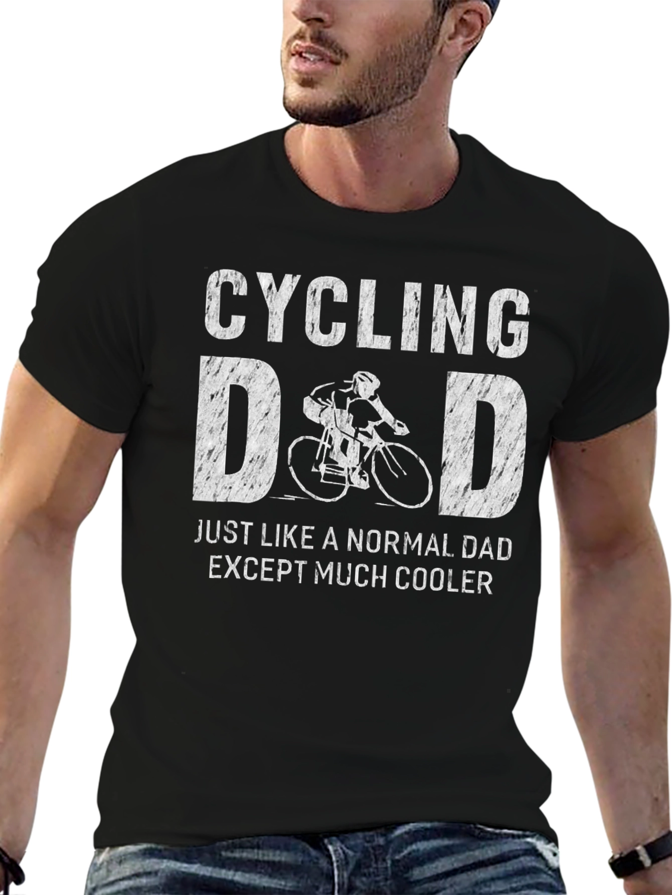 Cycling Dad T-Shirt - Cool Fathers Day Gift!