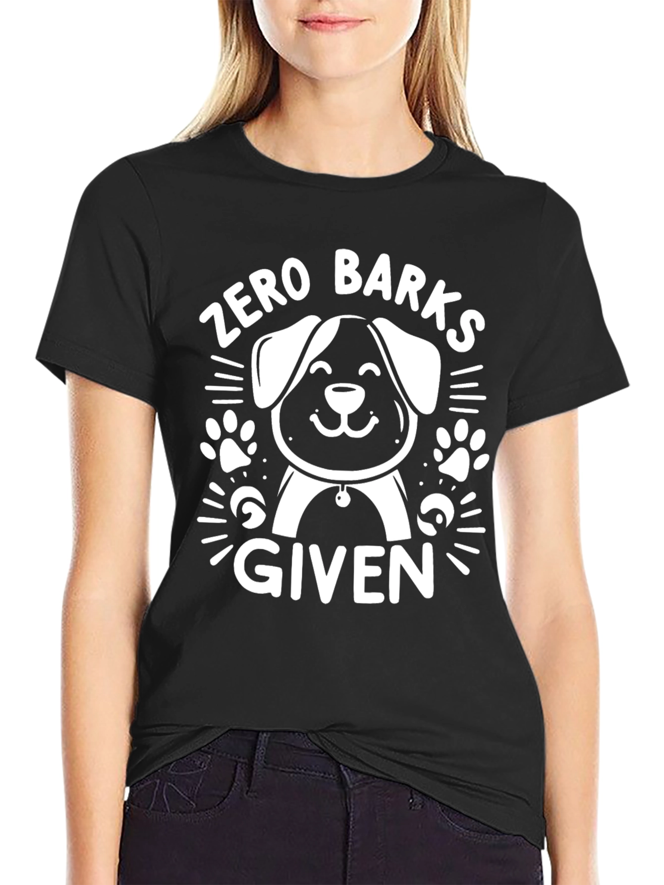 Zero Barks Given Dog T-Shirt