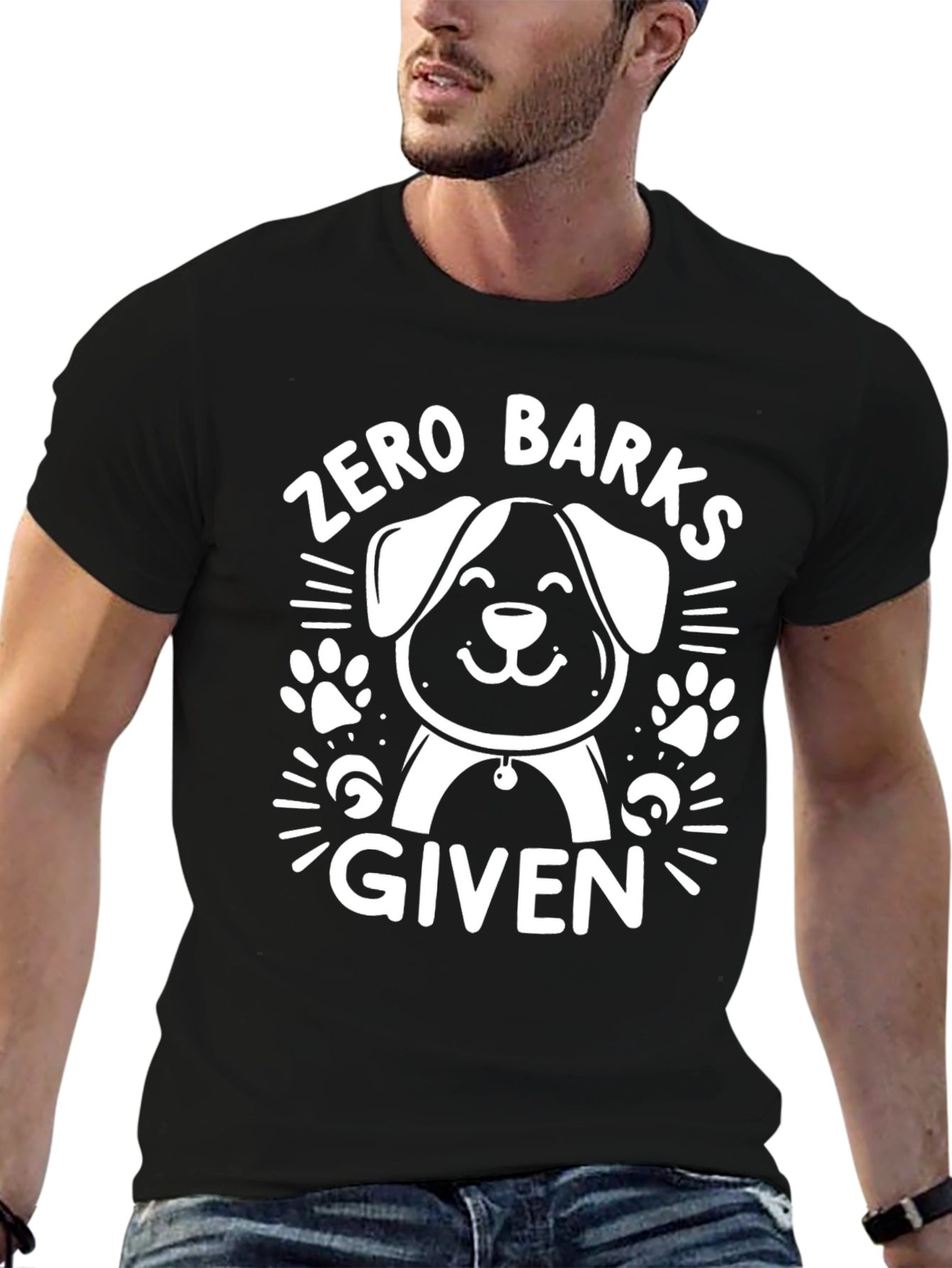 Zero Barks Given Dog T-Shirt