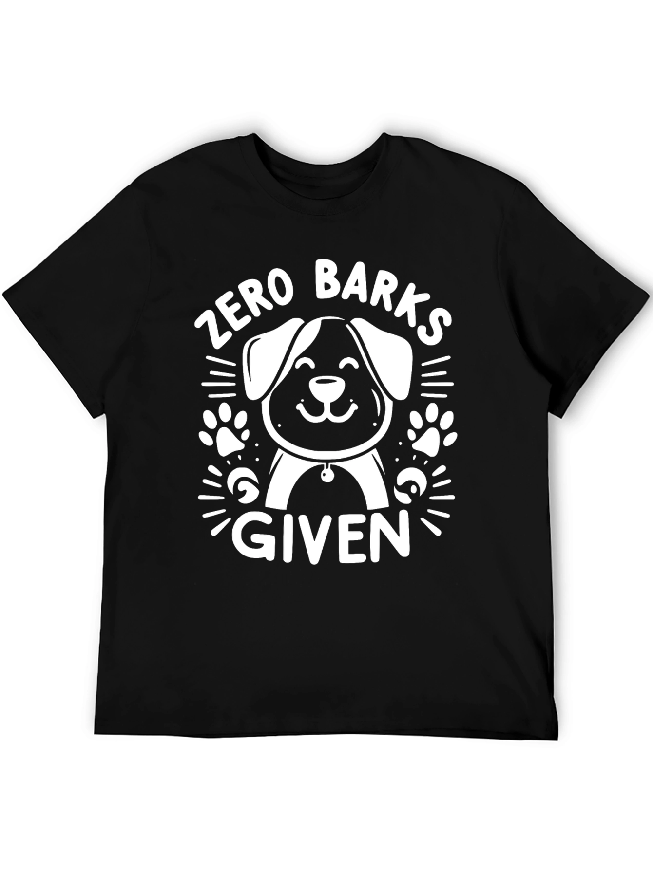Zero Barks Given Dog T-Shirt