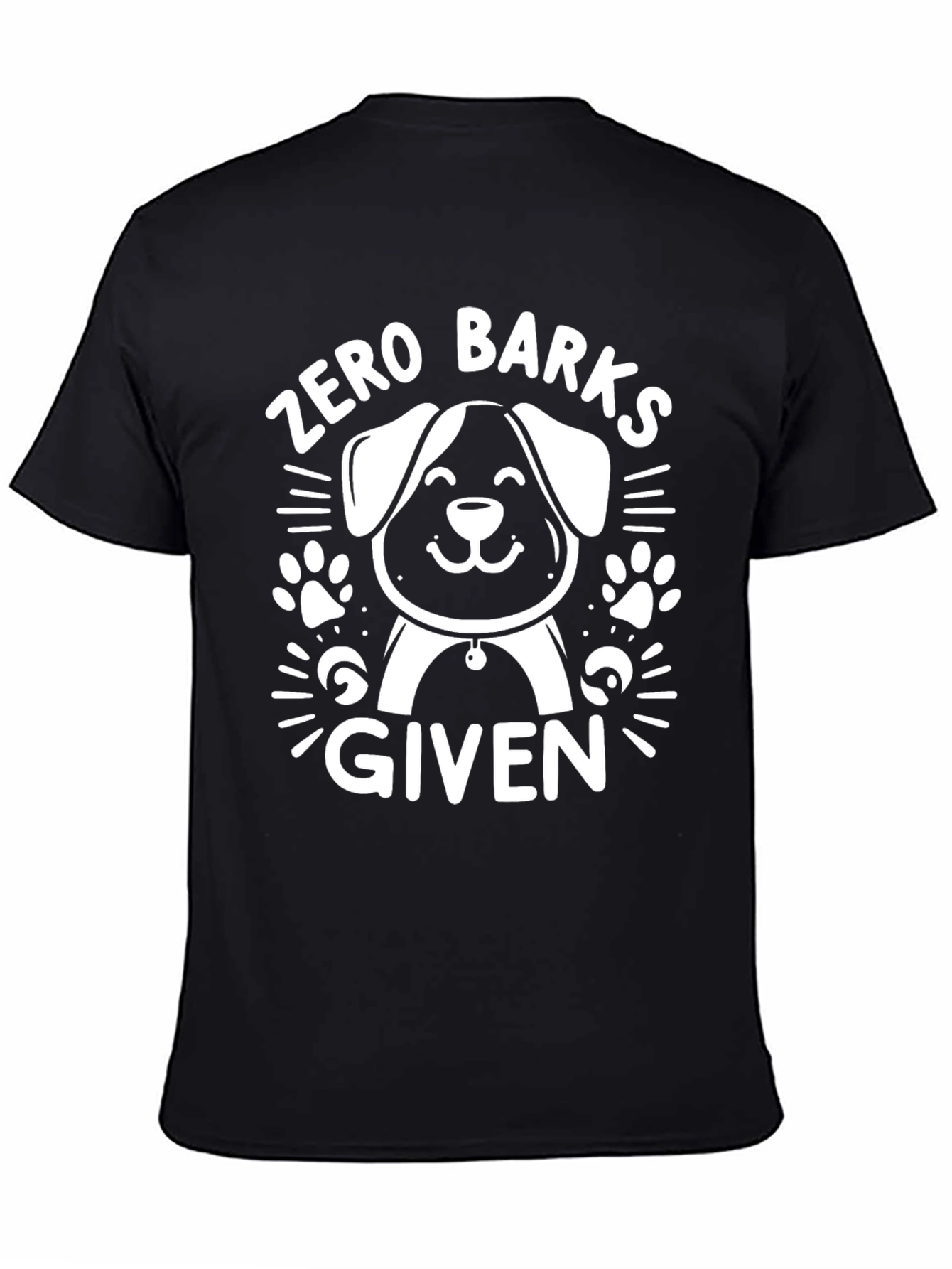 Zero Barks Given Dog T-Shirt