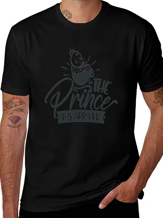 The Prince Has Arrived Graphic Tee - Black